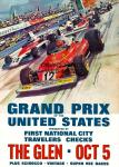 1975 US Grand Prix Watkins Glen Poster