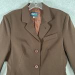Vintage Benetton Formula 1 Women's Brown Blazer