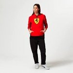 PUMA Scuderia Ferrari Big Shield Hoodie Red