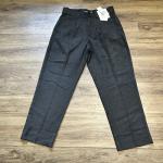 Abercrombie & Fitch Cropped Pleated Dress Pants