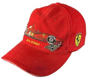Retro Ferrari Strap Back Cap for F1 Fans