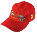 Retro Ferrari Strap Back Cap for F1 Fans