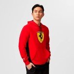 PUMA Scuderia Ferrari Big Shield Hoodie Red