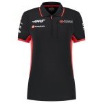 Haas Racing F1 2024 Women's Black Polo Shirt
