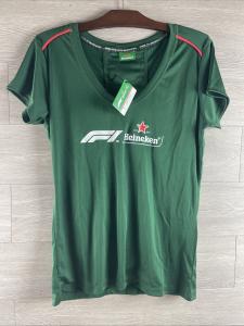 Heineken Green Women's Formula 1 Short Sleeve Shirt