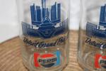 Vintage Detroit Grand Prix IV Pepsi Glasses