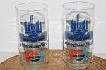Vintage Detroit Grand Prix IV Pepsi Glasses