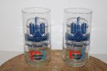 Vintage Detroit Grand Prix IV Pepsi Glasses