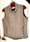 Grand Prix Grey Quilted Vest for Women