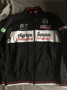 Ayrton Senna GP Racer Sweat Jacket - XL