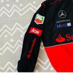 Mercedes Benz Vintage Embroidered F1 Racing Jacket