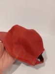 Vintage Mercedes Benz Red Embroidered Leather Cap