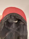 Vintage Mercedes Benz Red Embroidered Leather Cap