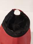 Vintage Mercedes Benz Red Embroidered Leather Cap