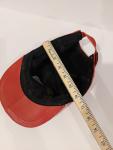 Vintage Mercedes Benz Red Embroidered Leather Cap