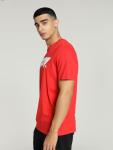 PUMA Red F1 Essentials Men's Logo T-shirt