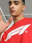 PUMA Red F1 Essentials Men's Logo T-shirt