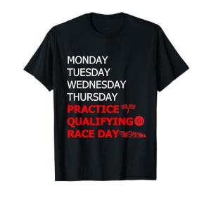 Race Day Practice T-Shirt for F1 Fans