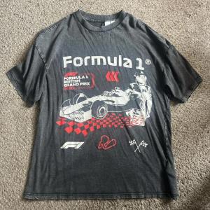 Retro Formula 1 Racing Black Short Sleeve Tee