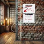 2026 F1 Wall Calendar with Complete Race Schedule