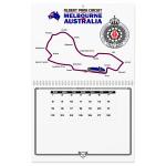 2026 F1 Wall Calendar with Complete Race Schedule