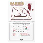 2026 F1 Wall Calendar with Complete Race Schedule