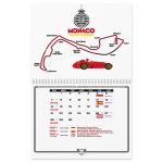 2026 F1 Wall Calendar with Complete Race Schedule