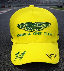 Aston Martin F1 Fernando Alonso #14 Lime Green Cap