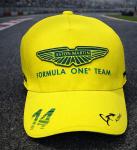 Aston Martin F1 Fernando Alonso #14 Lime Green Cap