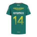 Aston Martin F1 2025 Alonso Green T-Shirt