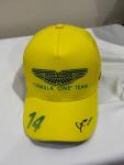 Aston Martin F1 Fernando Alonso #14 Lime Green Cap