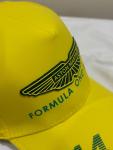 Aston Martin F1 Fernando Alonso #14 Lime Green Cap