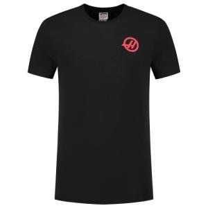 Haas Racing F1 Small Logo T-Shirt - Black