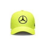 Mercedes AMG Petronas Kids Lewis Hamilton Cap - Neon Yellow