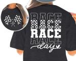 Funny Race Day Shirts for Women - Short Sleeve