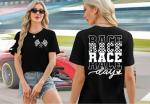 Funny Race Day Shirts for Women - Short Sleeve
