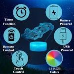 POSSHE F1 Car Night Light with Remote Control