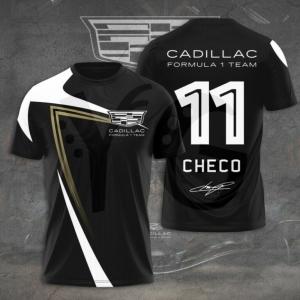 Cadillac1 F1 Team x Checo Perez Special Collection 2026 3D T-shirt
