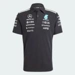 Mercedes AMG Petronas F1 2026 Men's Team Polo Shirt Black
