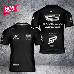 Cadilac Perez Formula 1 T-shirt, F1 Grand Prix Driver 2026 Print Tshirt