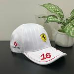 PUMA Ferrari Miami F1 Team Charles Leclerc Limited 2026 White Cap Hat - NWT