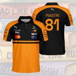 🔥NEW- 2026 Oscar Piastri McLaren F1 Teamwear Polo, Oscar Piastri All Over Print