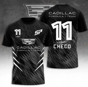 Cadillac1 F1 Team Checo Perez 3D T-shirt