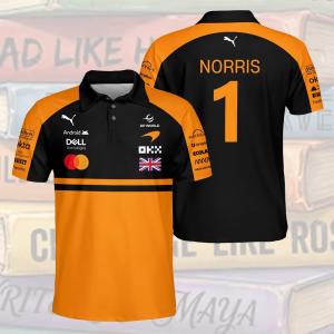 2026 Oscar Piastri McLaren F1 Team Polo - Orange