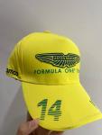 Aston Martin F1 Fernando Alonso #14 Lime Green Hat