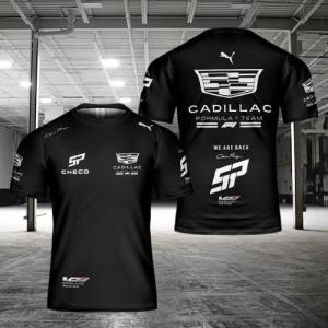 Cadilac Perez Formula 1 T-shirt, F1 Grand Prix Driver 2026 All-over Print Tshirt