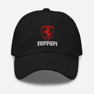 2026 Ferrari-Inspired Black Red & White Scuderia Cap | F1 Fan Hat