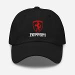 2026 Ferrari-Inspired Black Red & White Scuderia Cap | F1 Fan Hat