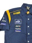 Team Spirit Renault F1 Racing Vintage Fernando Alonso Shirt Button Men's XL