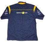 Team Spirit Renault F1 Racing Vintage Fernando Alonso Shirt Button Men's XL